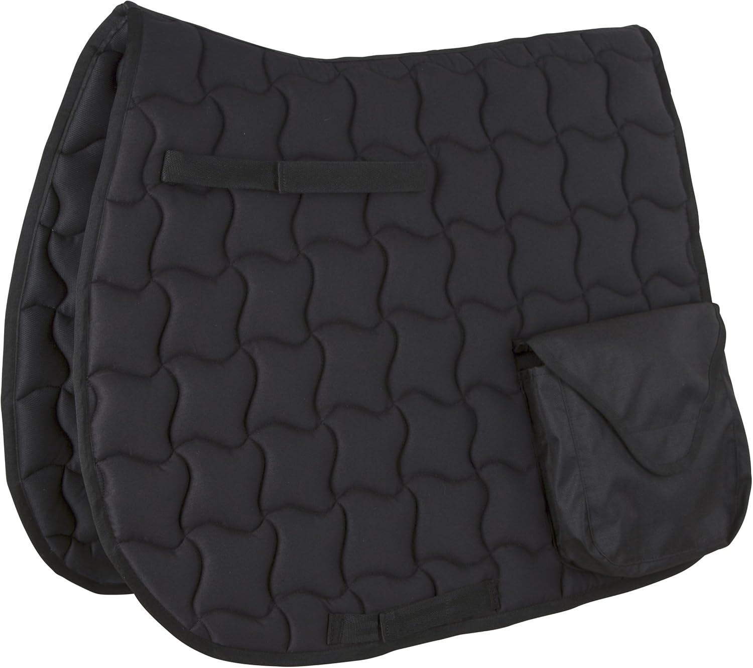 Spécialement conçue pour les excursions, la chasse, la course d’endurance ou les randonnées équestres. Grande poche latérale avec fermeture Velcro, des deux côtés tapis de selle cheval