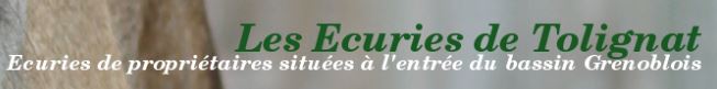 les écuries de Tolignat écuries de propriétaires bassin grenoblois