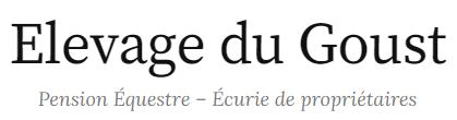 élevage du goust